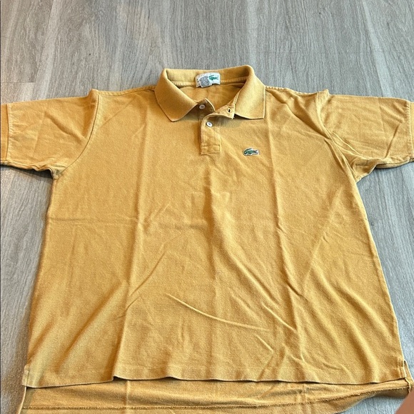 Lacoste Men's Polo Shirt in Mustard Yellow - Picture 2 of 10
